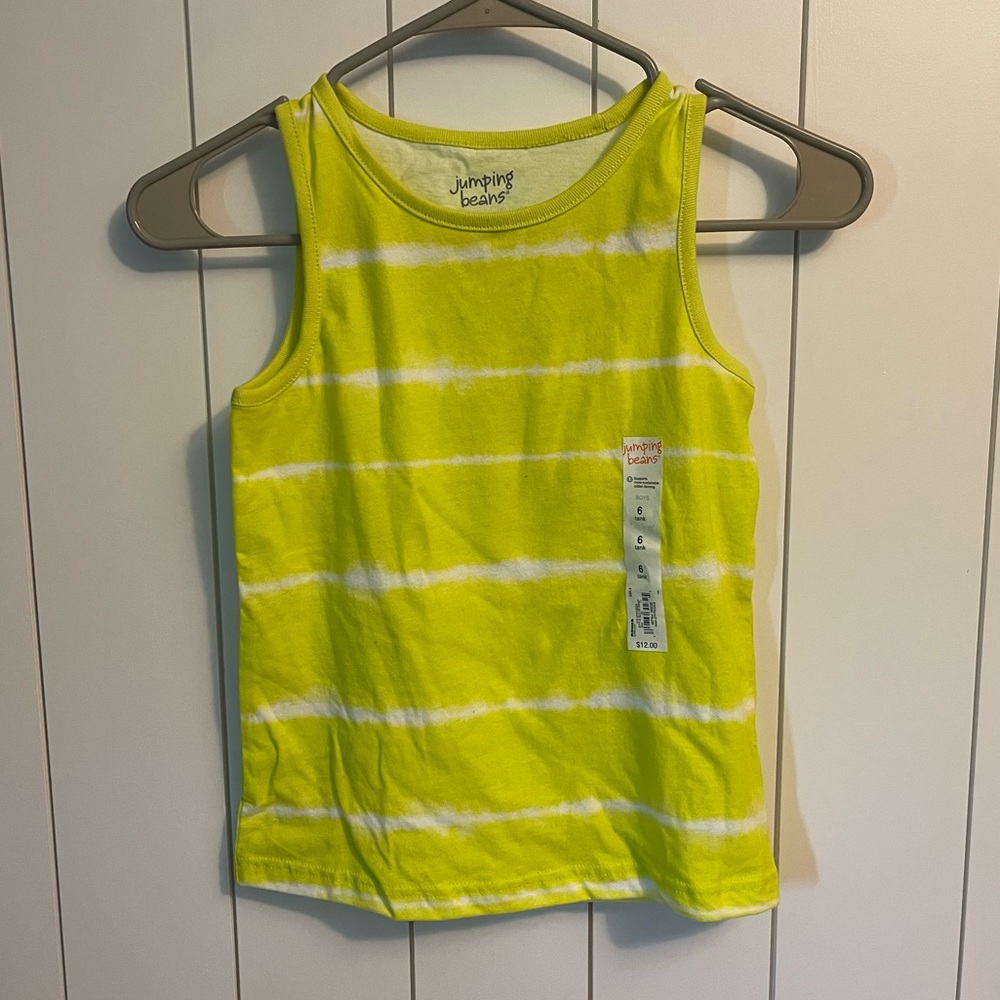 Boys tie dye tank